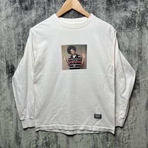 Grizzly Griptape x Mac Dre Thizz Hip Hop Bay Area Rap White T-Shirt Size Small